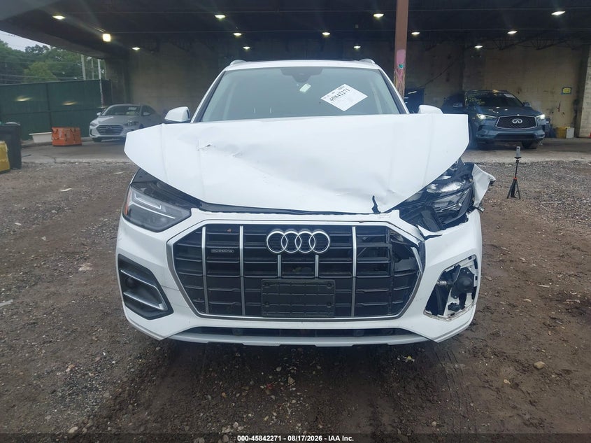 2021 AUDI Q5 SPORT UTILITY VEHICLE 2.0L I-4 DI, DOHC, VVT, TURBO, 261HP
