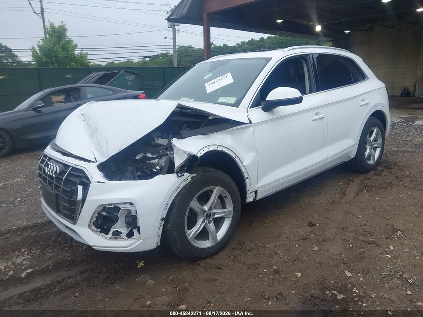 2021 AUDI Q5 SPORT UTILITY VEHICLE 2.0L I-4 DI, DOHC, VVT, TURBO, 261HP
