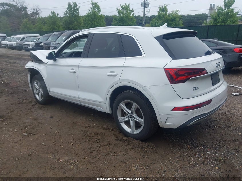 2021 AUDI Q5 SPORT UTILITY VEHICLE 2.0L I-4 DI, DOHC, VVT, TURBO, 261HP