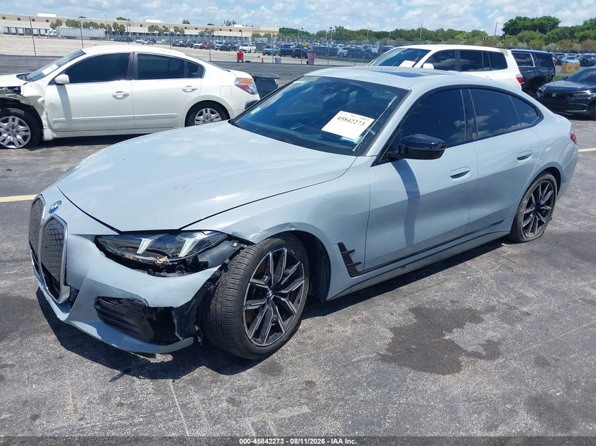 Vin: wby23hd04sfu42304, lot: 46341181, bmw i4 gran coupe edrive40 20252