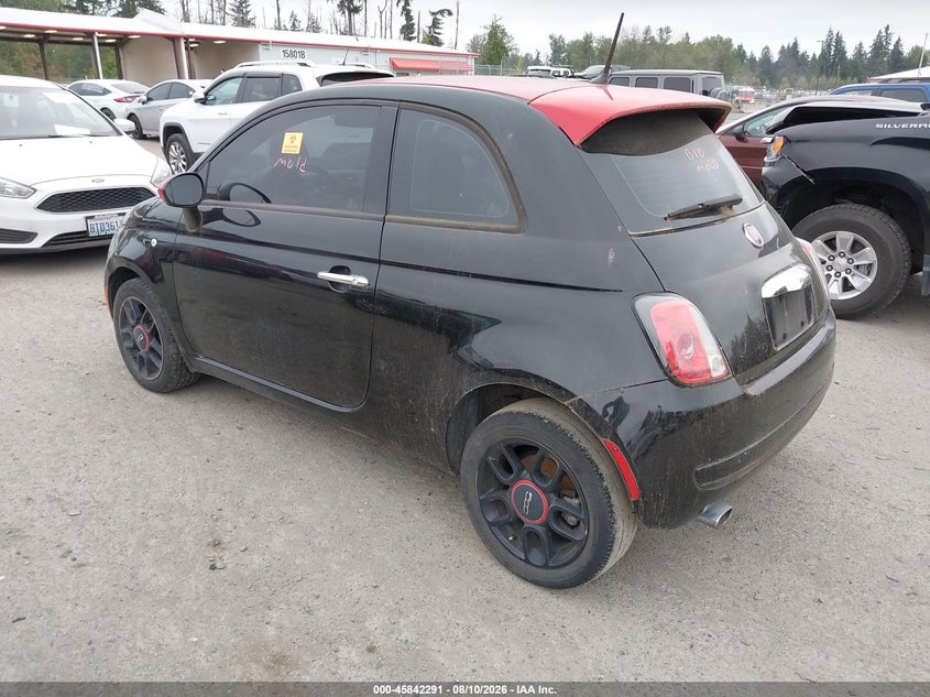 Vin: 3c3cffarxft648103, lot: 46341199, fiat 500 ribelle 20153