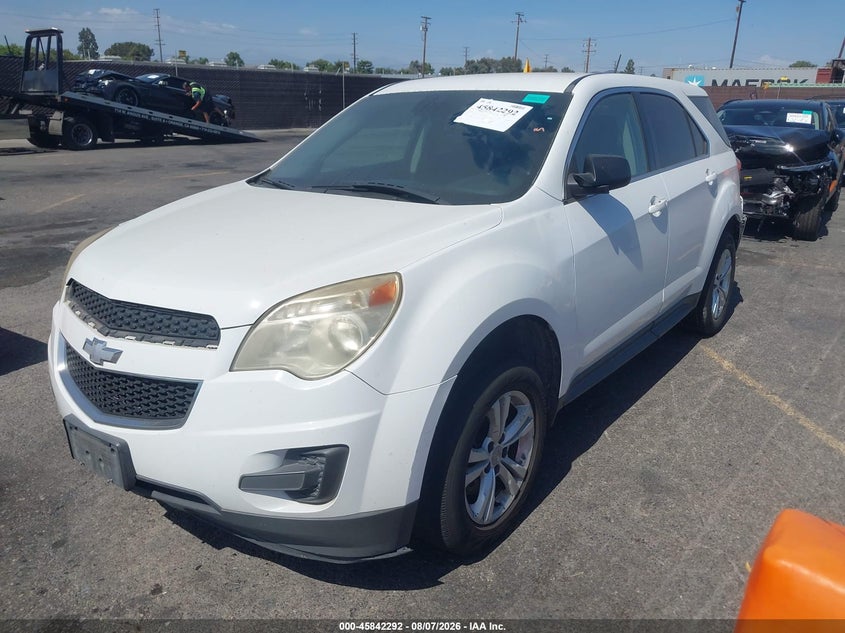 2015 Chevrolet Equinox, Удар ззаду, IAAI, VIN 2GNALAEKXF1107427 — фото 2
