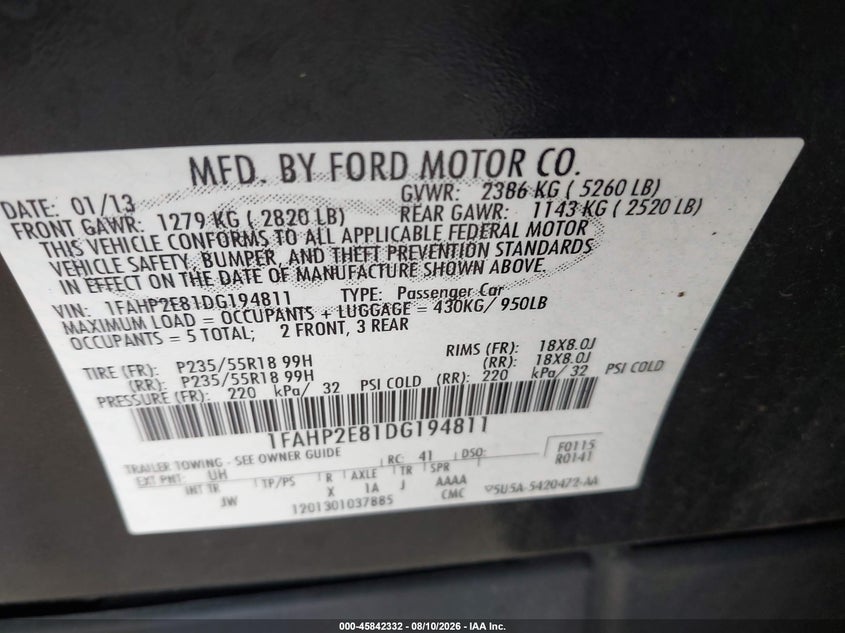 Фото 9 - FORD TAURUS