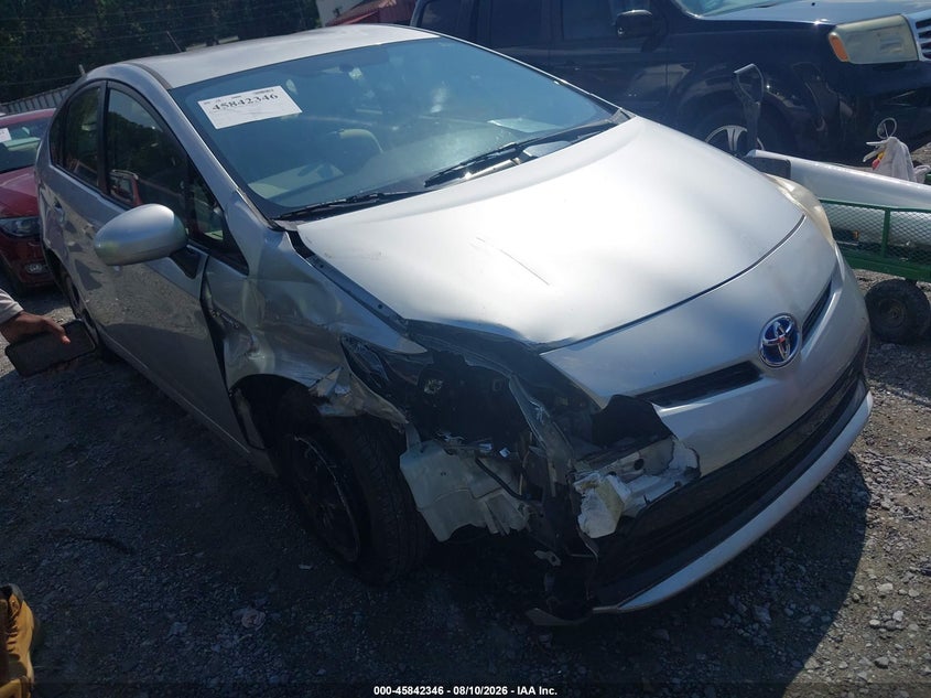 2013 TOYOTA PRIUS auction photo 1