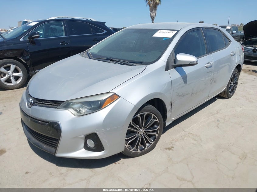 Vin: 5yfburhe9gp564263, lot: 46341313, toyota corolla s plus 20162