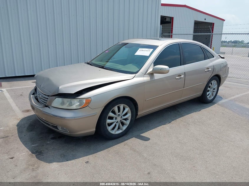 2007 HYUNDAI AZERA SEDAN 3.8L V-6 DOHC, VVT, 263HP