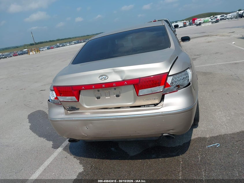 2007 HYUNDAI AZERA SEDAN 3.8L V-6 DOHC, VVT, 263HP