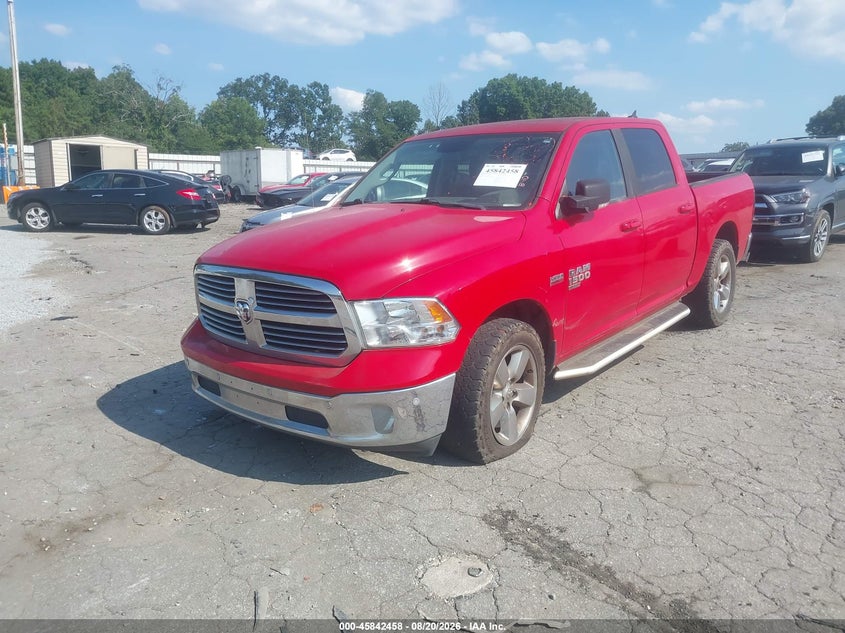 Vin: 1c6rr7lt3ks712884, lot: 46341366, ram 1500 classic big horn  4x4 5'7 box 20192