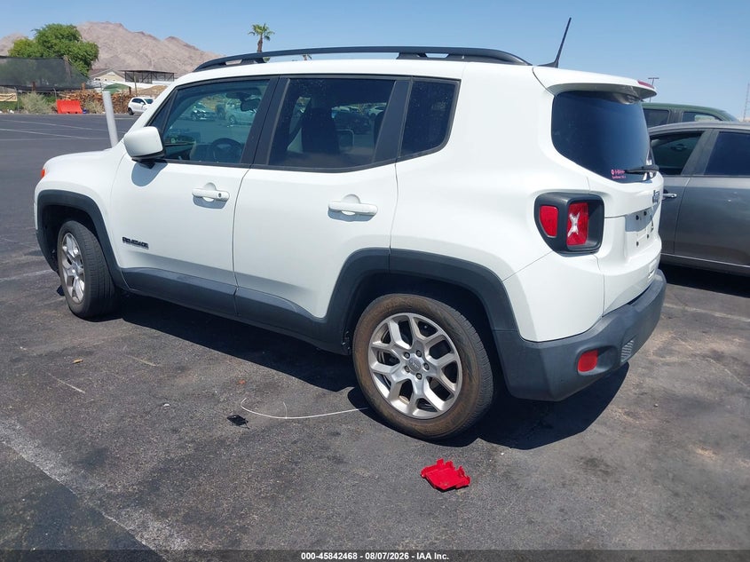 Vin: zaccjabb2jph50199, lot: 46341376, jeep renegade latitude fwd 20183