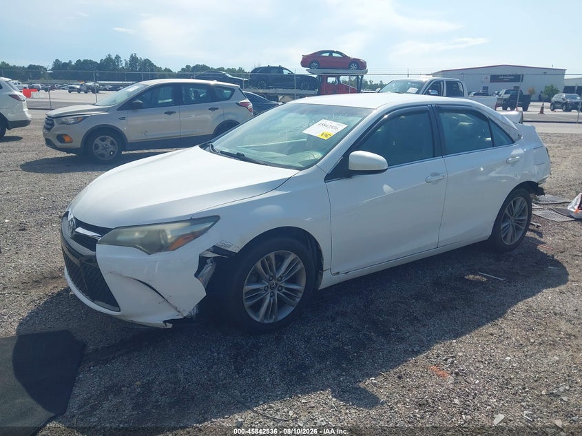 2015 Toyota Camry, Front & Rear, IAAI, VIN 4T1BF1FK2FU493344 — photo 2