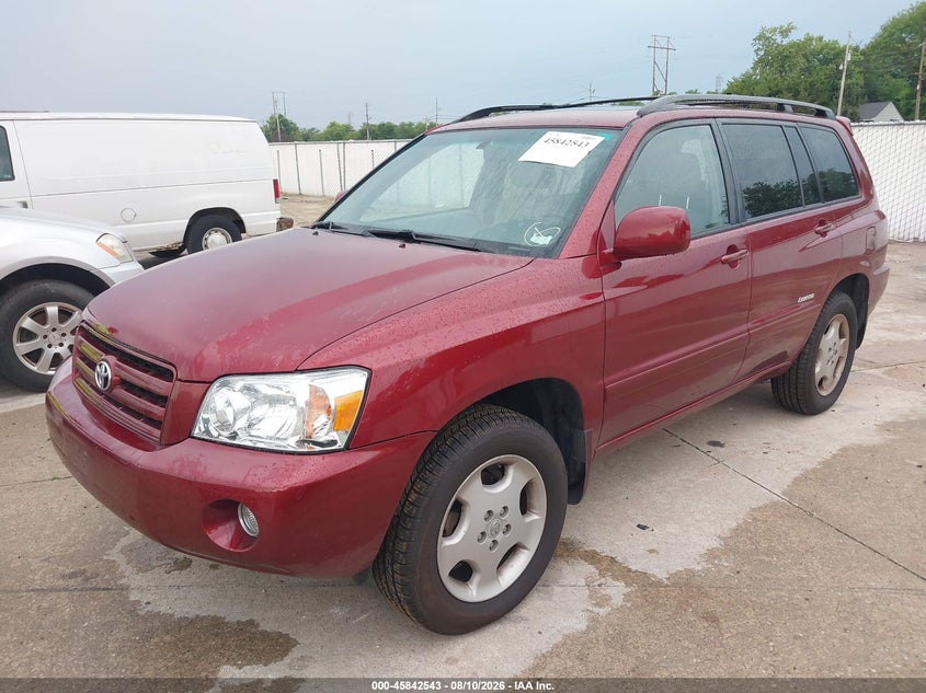 2007 TOYOTA HIGHLANDER SPORT UTILITY VEHICLE 3.3L V-6 DOHC, VVT, 215HP