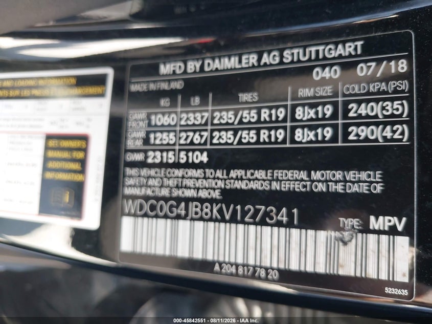 2019 MERCEDES-BENZ GLC 300 - zdjęcie 9