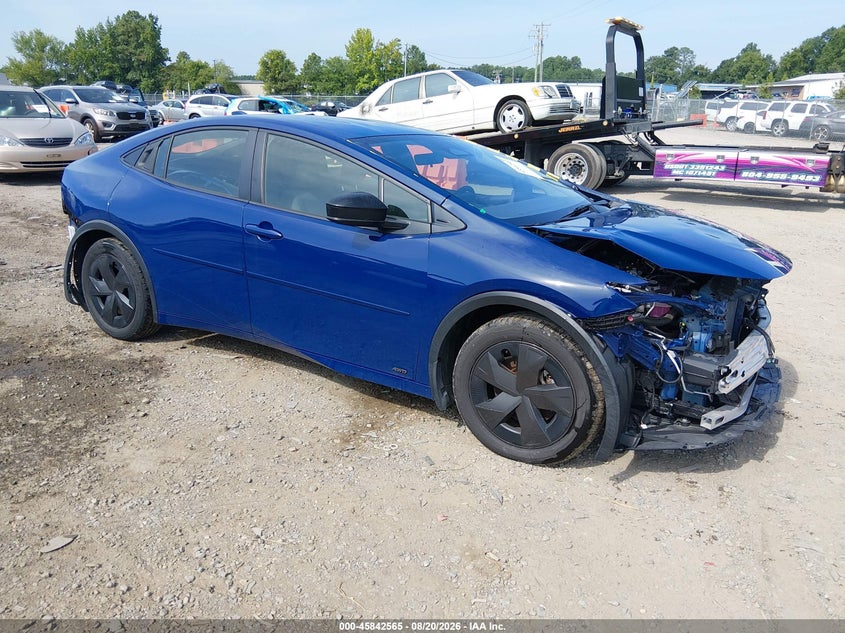 Vin: jtdadabuxp3002491, lot: 46341473, toyota prius le awd-e 20231