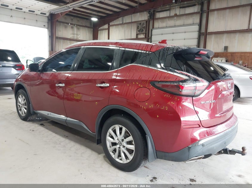 Vin: 5n1az2mj1kn128726, lot: 46341481, nissan murano sl 20193