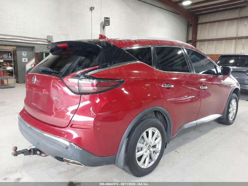 Vin: 5n1az2mj1kn128726, lot: 46341481, nissan murano sl 20194