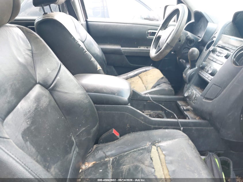 HONDA PILOT 2012 VIN 5FNYF3H72CB013259
