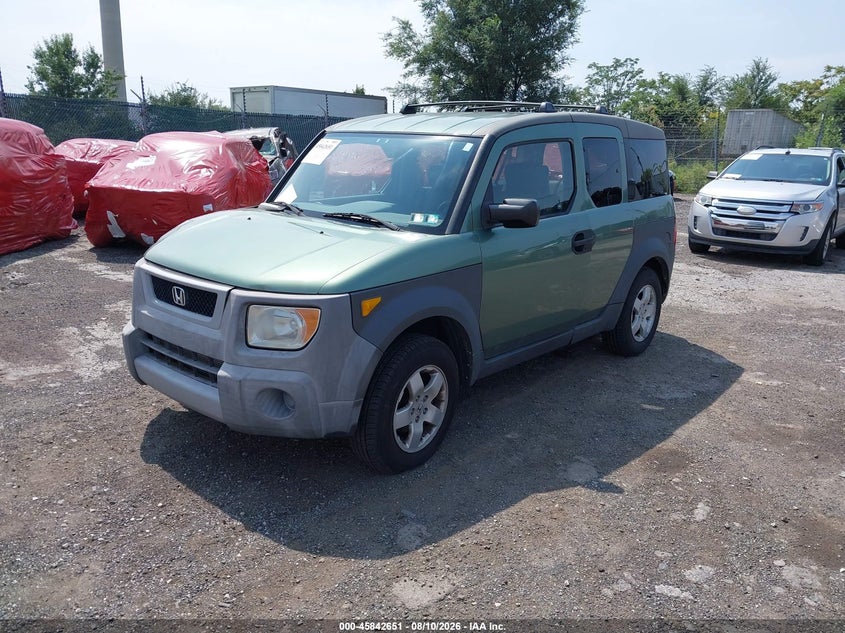 2004 Honda Element, Удар спереди, IAAI, VIN 5J6YH28534L037730 — фото 2