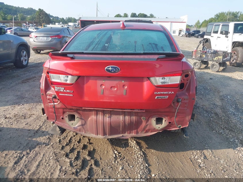 2018 SUBARU IMPREZA SEDAN 2.0L H-4 DI, DOHC, VVT, 152HP