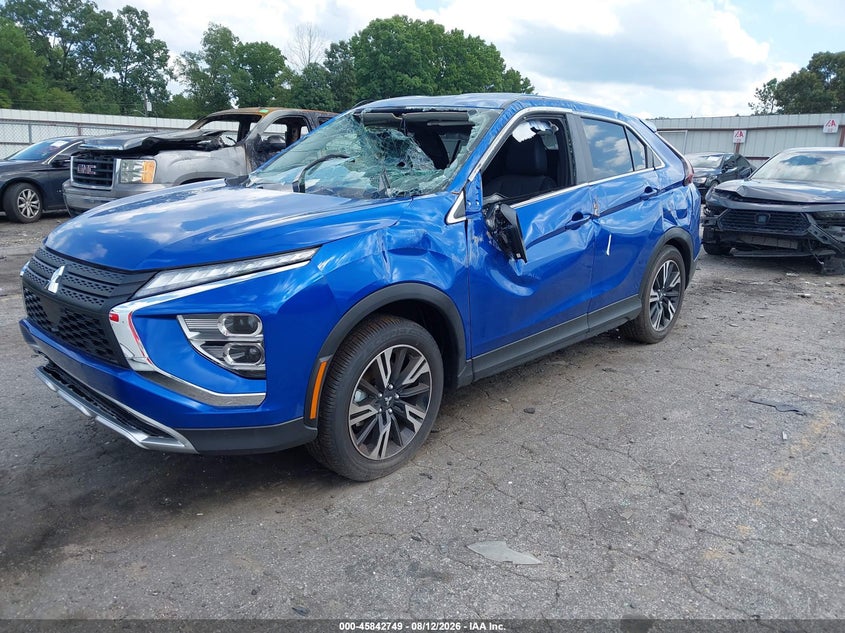 2026 Mitsubishi Eclipse Cross, Левый бок, IAAI, VIN JA4ATWAA9TZ001471 — фото 2