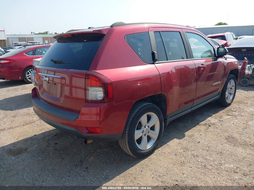 Vin: 1c4njcba2gd525204, lot: 46341677, jeep compass sport 20164