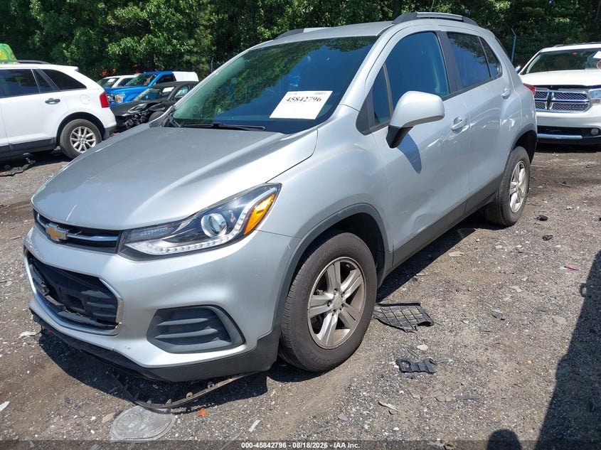 2022 Chevrolet Trax, Правый перёд, IAAI, VIN KL7CJPSM0NB537799 — фото 2