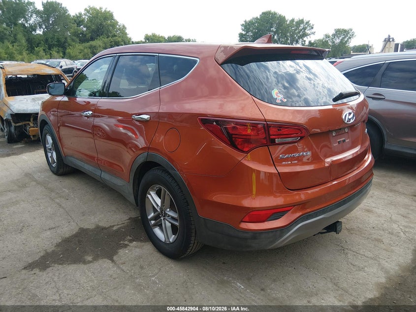 Vin: 5xyzt3lb6hg434068, lot: 46341812, hyundai santa fe sport 2.4l 20173