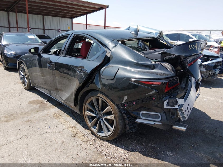 Vin: jthgz1b26s5090462, lot: 46341829, lexus is 350 f sport 20253