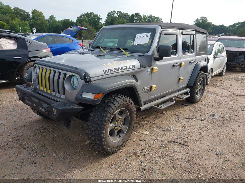 Vin: 1c4hjxdg7kw603298, lot: 46341939, jeep wrangler unlimited sport s 4x4 20192