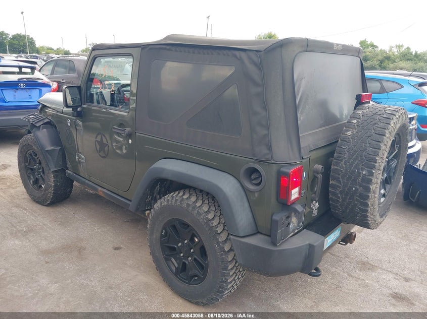 Vin: 1c4ajwag9fl592635, lot: 46341965, jeep wrangler willys wheeler 20153