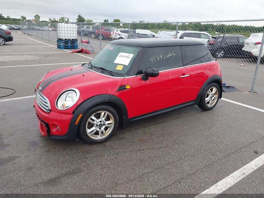 Vin: wmwsu3c56dt547782, lot: 46341974, mini hardtop cooper 20132