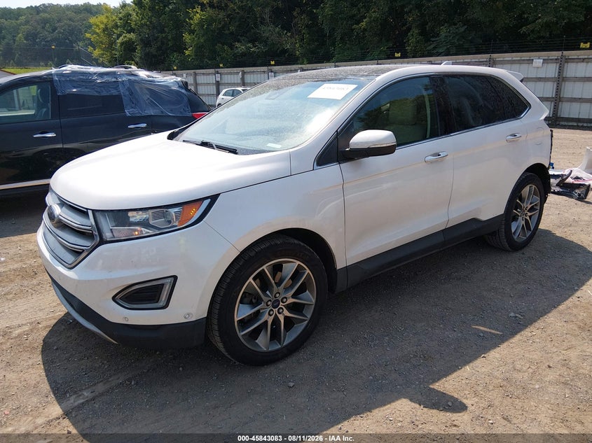 2015 Ford Edge, Удар ззаду, IAAI, VIN 2FMPK3K8XFBB98635 — фото 2