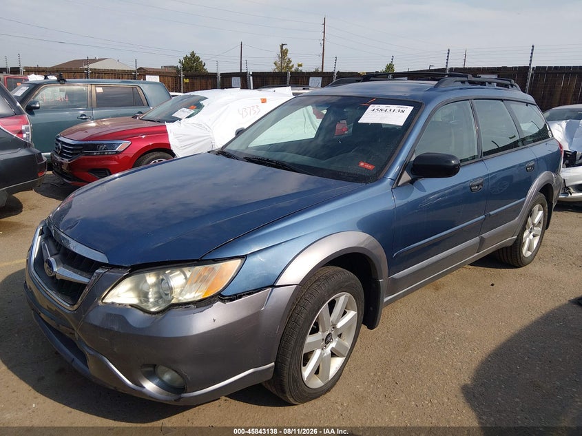 2009 Subaru Outback, Град, IAAI, VIN 4S4BP61C797332372 — фото 2
