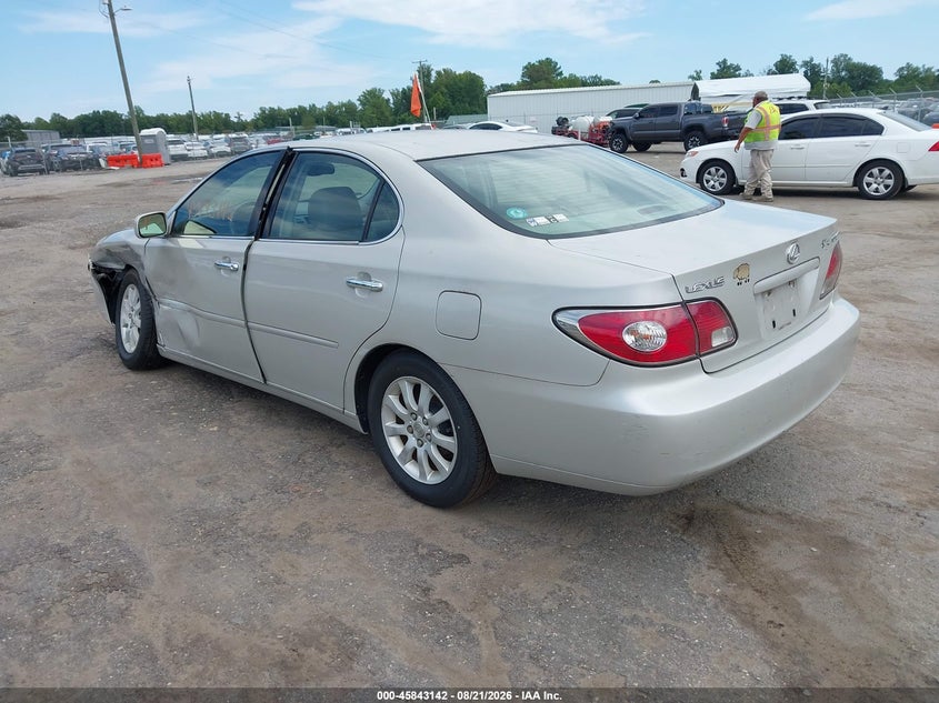 2004 LEXUS ES SEDAN 3.3L V-6 DOHC, VVT, 225HP