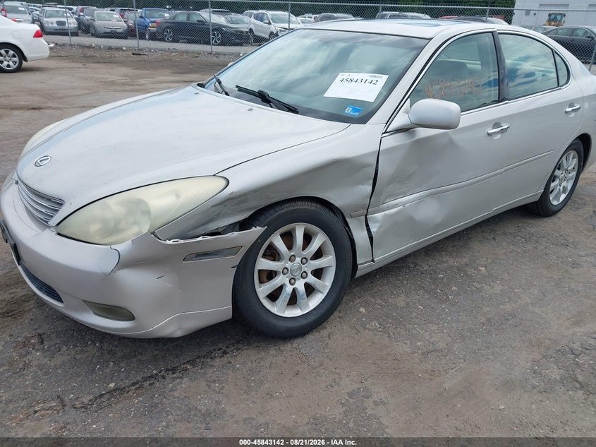 2004 LEXUS ES SEDAN 3.3L V-6 DOHC, VVT, 225HP