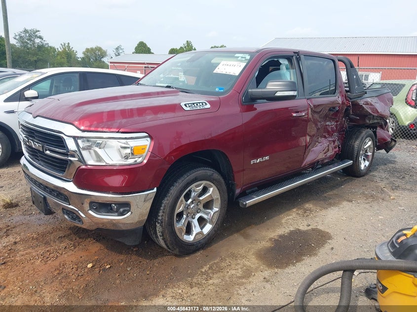 2019 RAM 1500, Left Side, IAAI, VIN 1C6SRFFT9KN736970 — photo 2