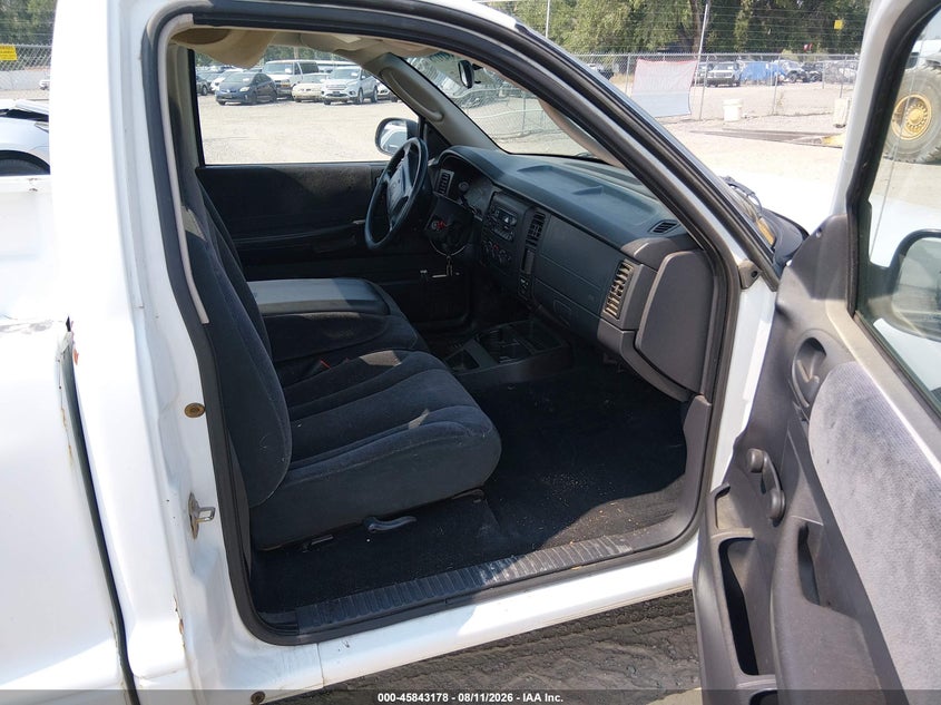 DODGE DAKOTA 2001 VIN 1B7GL26X21S318813