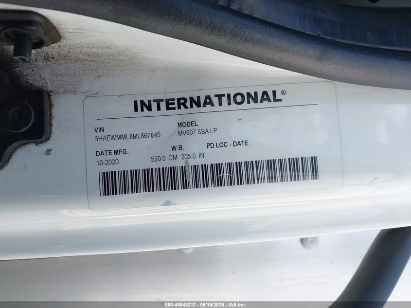 2021 INTERNATIONAL MV auction photo 8