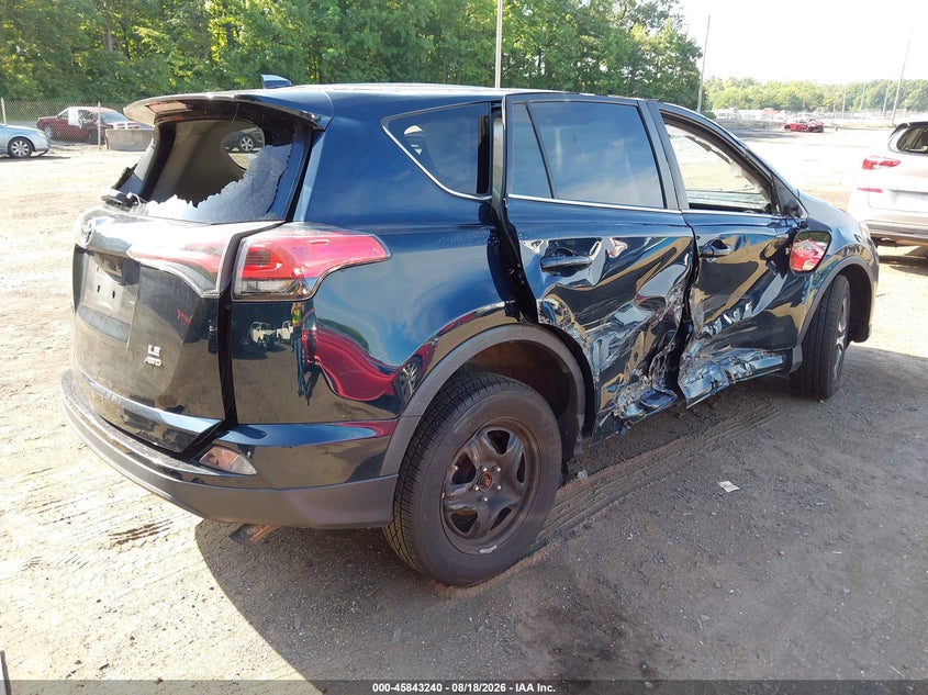 2018 TOYOTA RAV 4 SPORT UTILITY VEHICLE 2.5L I4 FI DOHC 16V NF4