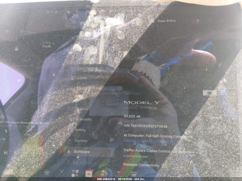 2025 TESLA MODEL Y auction photo 7