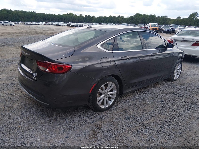 2016 CHRYSLER 200 auction photo 4