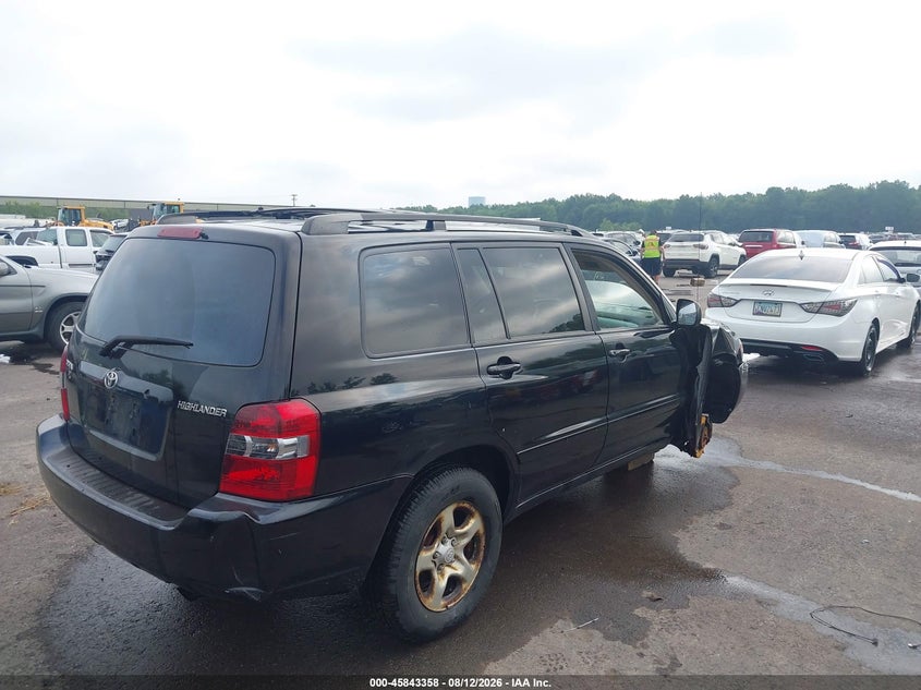 2004 TOYOTA HIGHLANDER SPORT UTILITY VEHICLE 2.4L I-4 DOHC, VVT, 160HP