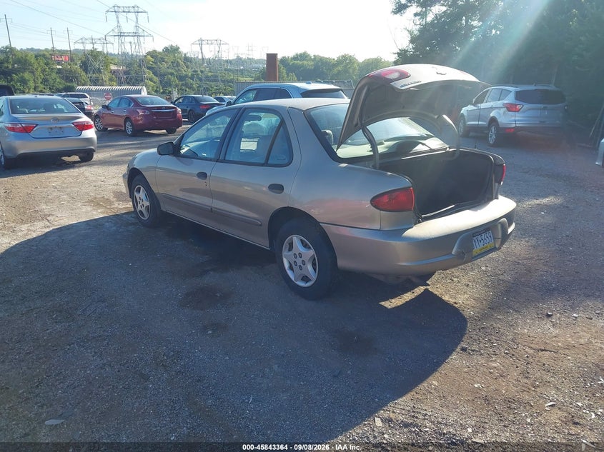 CHEVROLET CAVALIER 2001 VIN 1G1JC524X17137960