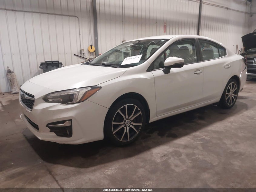 Vin: 4s3gkas63k3623128, lot: 46342316, subaru impreza 2.0i limited 20192
