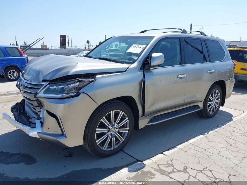 2017 Lexus LX, Front & Rear, IAAI, VIN JTJHY7AX1H4246525 — photo 2