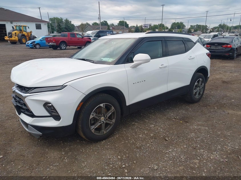 Vin: 3gnkbhr40ps190769, lot: 46342402, chevrolet blazer awd 2lt 20232