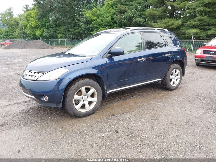 NISSAN MURANO 2007 VIN JN8AZ08W07W609247