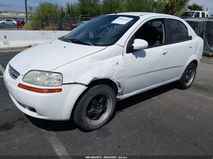 2006 Chevrolet Aveo, Обычный износ, IAAI, VIN KL1TD56656B521682 — фото 2