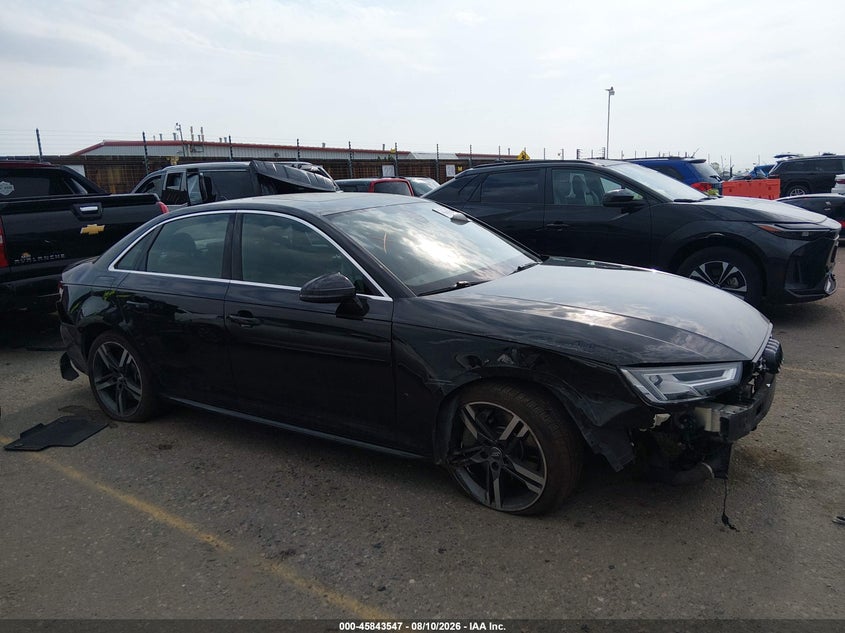 AUDI A4 2018 VIN WAUENAF46JA035335
