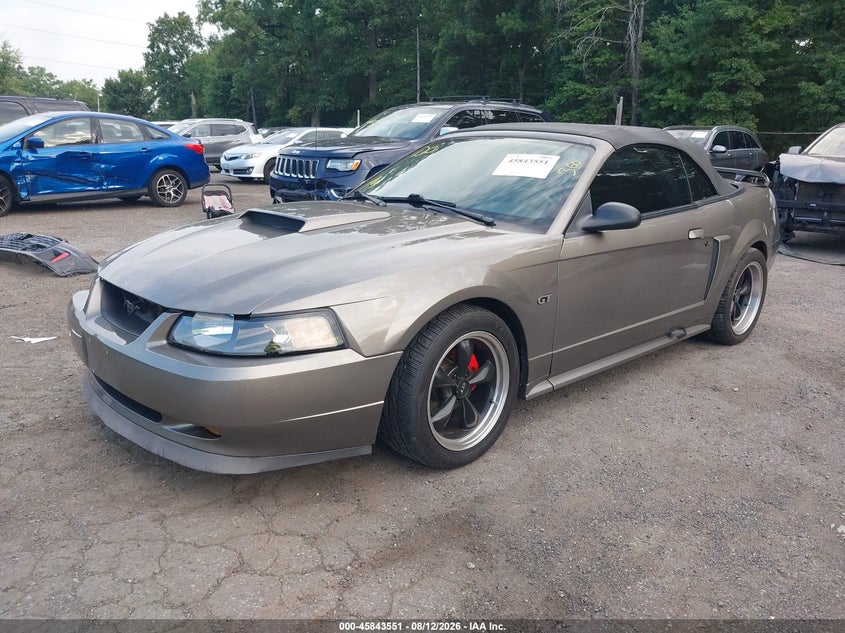 2002 Ford Mustang, Удар ззаду, IAAI, VIN 1FAFP45X72F196110 — фото 2
