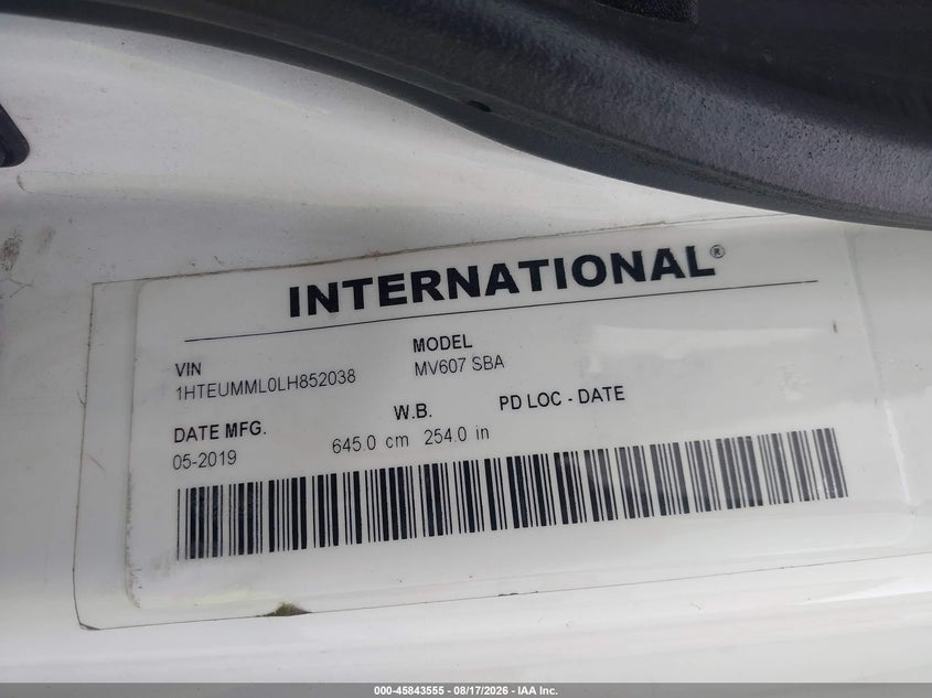 2020 INTERNATIONAL MV auction photo 8